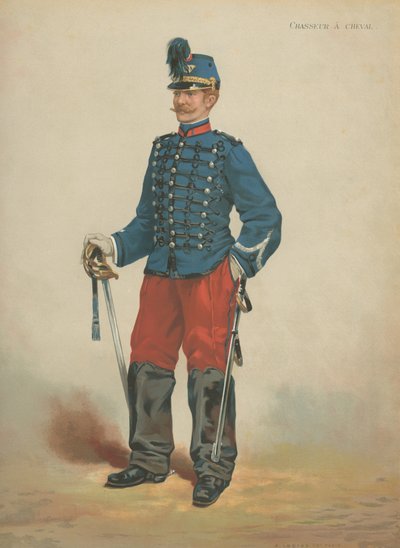 Vadász lóháton alkotó: French School