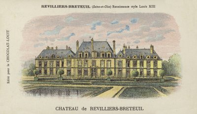 Chateau de Revilliers-Breteuil, Revilliers-Breteuil, Seine-et-Oise alkotó: French School