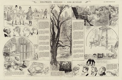Chateaux anglais, Notes de voyage von French School