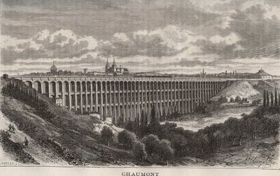 Chaumont - Haute-Marne - metszet V.A. Malt-Brown „La France illustrée: földrajz, történelem, statisztikai igazgatás” c. 1884 alkotó: French School