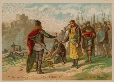 Chilperic, Franciaország királya (c 672-721) alkotó: French School