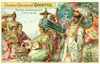 kínai (chromolitho) alkotó: French School