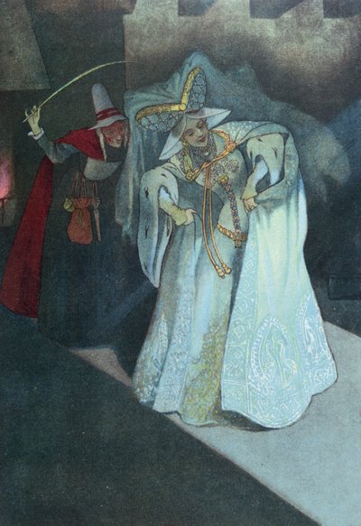 Hamupipőke tündérkeresztanyjával, 1911 körül alkotó: French School