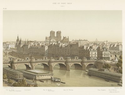 Város és Pont-Neuf, 1840 alkotó: French School