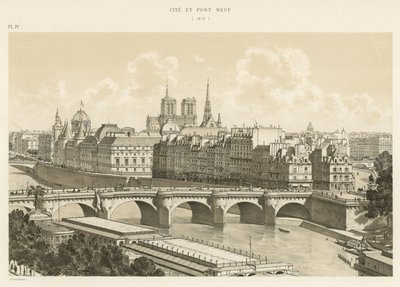 Város és Pont-Neuf, 1878 alkotó: French School