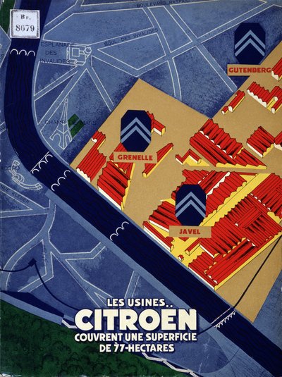 A Citroën üzemek területe 77 hektár alkotó: French School
