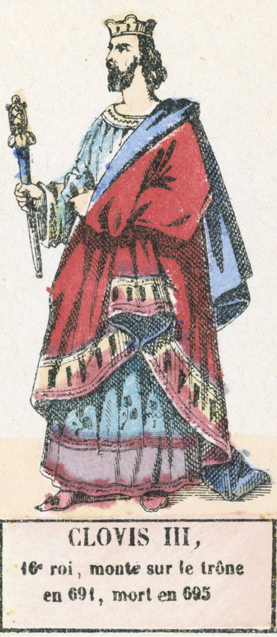 Clovis III alkotó: French School