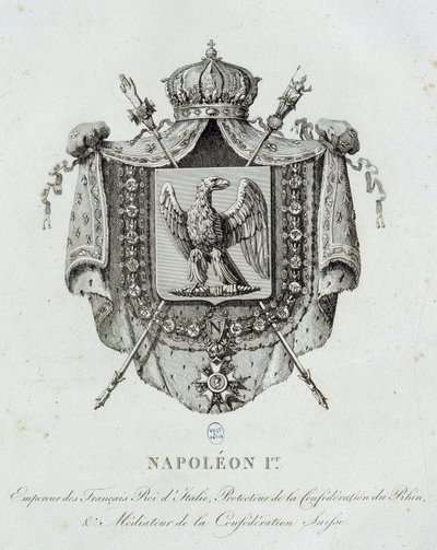 Napóleon 1er címere – H. Simon „” A Francia Birodalom fegyvertábornokának” című részében alkotó: French School
