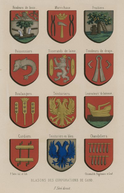 A genti társaságok címerei alkotó: French School