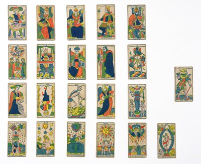 Tarot kártyák gyűjteménye alkotó: French School