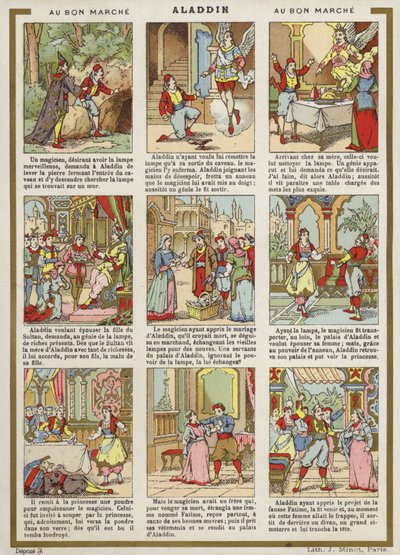 Képregény – Aladdin alkotó: French School
