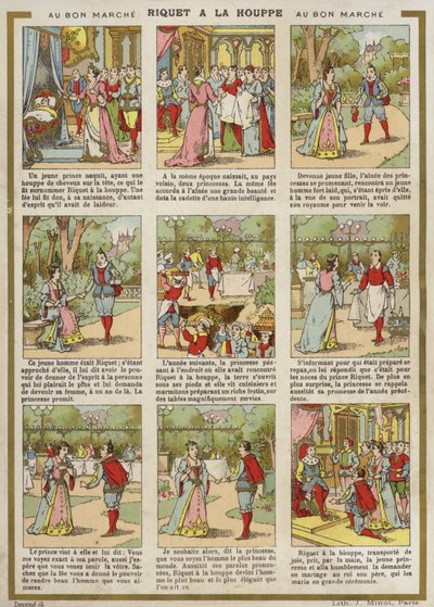 Képregény – Riquet A La Houppe alkotó: French School
