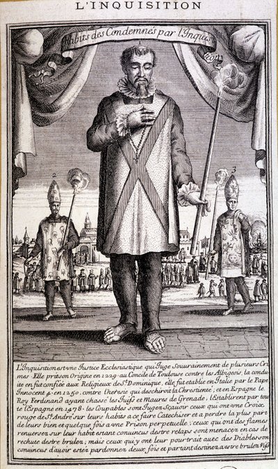 Az inkvizíció elítélte, Spanyolország XVIII alkotó: French School