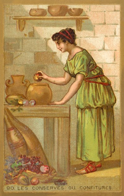 Konzerv vagy dzsem (chromolitho) alkotó: French School