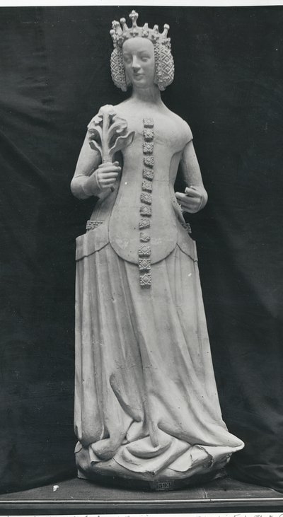 Bajor Izabella (1371-1435) szobrának másolata alkotó: French School
