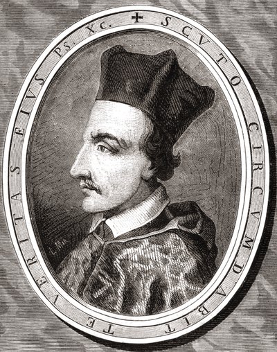 Cornelius Jansen, Ypres püspöke, Pannemaker vésette Latenacci után, Louis Blanc (1811-82) "Histoire de la Revolution Francaise" című művéből alkotó: French School