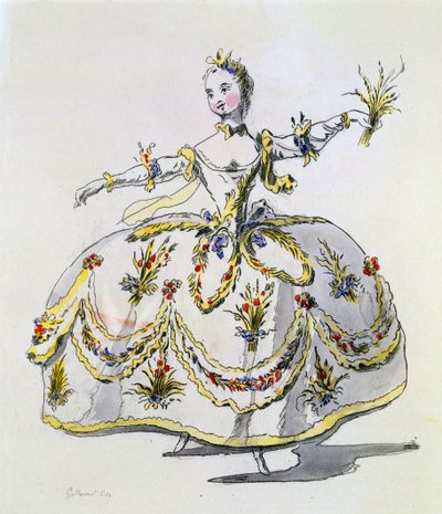Ceres jelmezterve, A. Guillaumot Fils fakszimile (kézzel színezett metszet) alkotó: French School