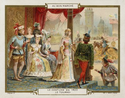 Jelmez 1400-ban - a bajnokság (chromolitho) alkotó: French School