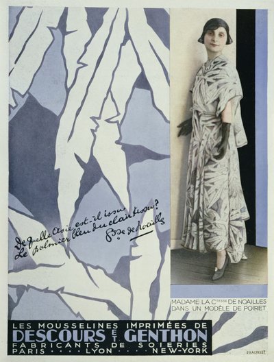 Anna de Noailles grófnő (1876-1933) a Vogue-tól, 1930 alkotó: French School