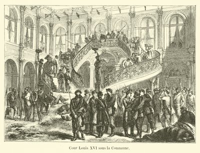 Cour Louis XVI a kommün alatt alkotó: French School