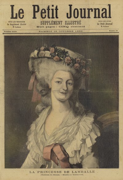 A Le Petit Journal címlapja, 1892. október 15 alkotó: French School