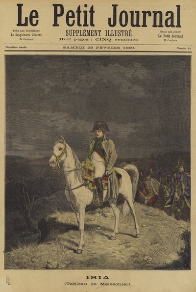 A Le Petit Journal címlapja, 1891. február 28 alkotó: French School