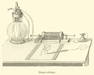 voltaique zsírkréta (gravírozás) alkotó: French School