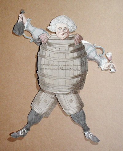 Louis Riqueti (1754-95) Vicomte de Mirabeau kivágása, 1790 körül (lásd még: 104552) alkotó: French School