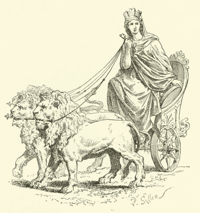 Cybele (metszet) alkotó: French School