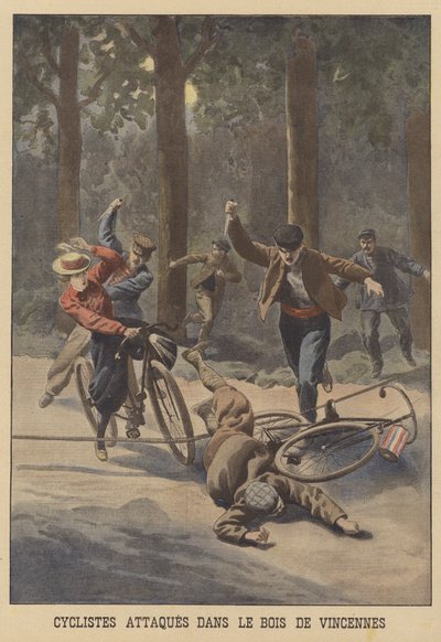 Kerékpárosokat támadtak meg a párizsi Bois de Vincennes-ben alkotó: French School
