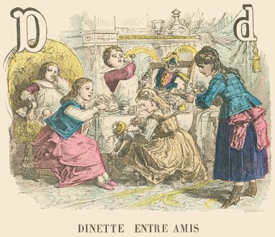 D: Dinette a barátokkal alkotó: French School