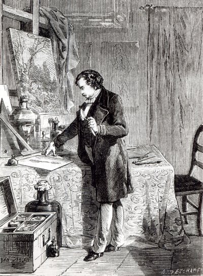 Daguerre 1831-ben fedezi fel az ezüst-jodid fényérzékenységét alkotó: French School
