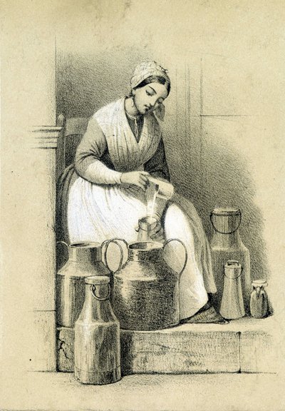 Dairy, Franciaország, v.1855 alkotó: French School