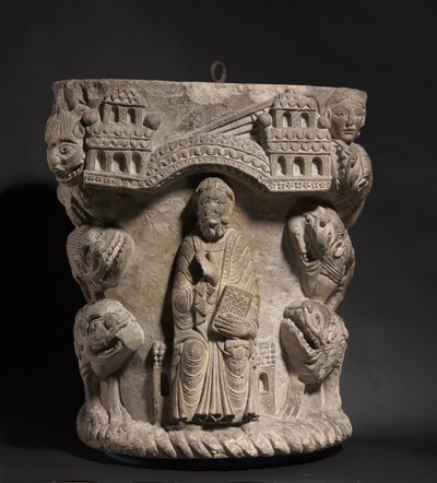Daniel az oroszlán barlangjában, 1125-1150 körül alkotó: French School