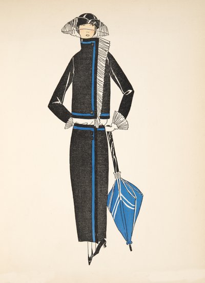 Nappali ruha, a Divatlapok gyűjteményéből alkotó: French School
