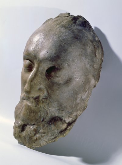 Henrik (1553-1610) francia király halotti álarca (viasz) alkotó: French School