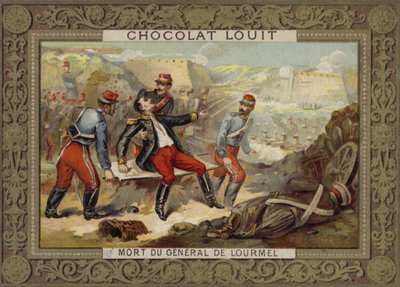 Lourmel tábornok halála, inkermani csata, krími háború, 1854 alkotó: French School