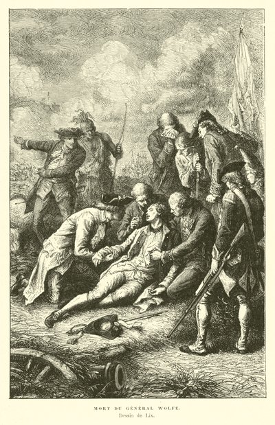 Wolfe tábornok halála, 1759 alkotó: French School