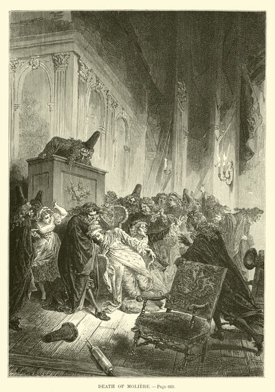 Moliere halála alkotó: French School