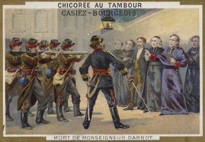 Monsignor Darboy, Párizs érseke meghalt 1871-ben alkotó: French School