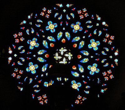 Dekoratív ablak alkotó: French School