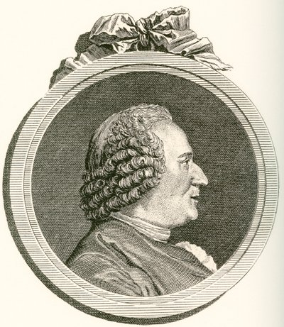Denis Diderot, 1713 1784. Francia filozófus, művészetkritikus és író. Az 1908-ban megjelent Les Heures Libresből. alkotó: French School