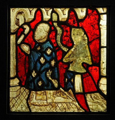 Két ajtót ábrázol, eredetileg a bretagne-i Betton templomból alkotó: French School
