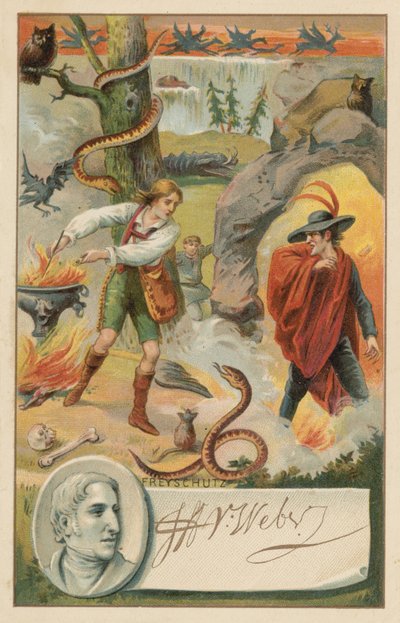 Der Freischuetz (Az Lövész), Carl Maria von Weber operája alkotó: French School