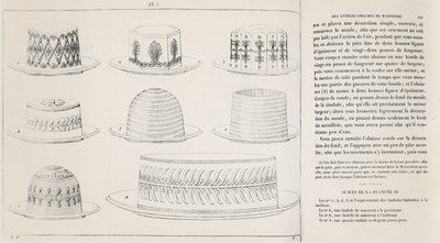 Antonin Carême Timbale de Macaroni tervei (metszet) alkotó: French School