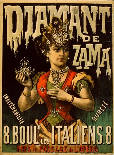 Zama gyémánt poszter alkotó: French School