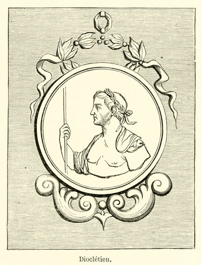 Diocletien (metszet) alkotó: French School