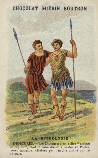Dioscuri, azaz Castor és Pollux alkotó: French School