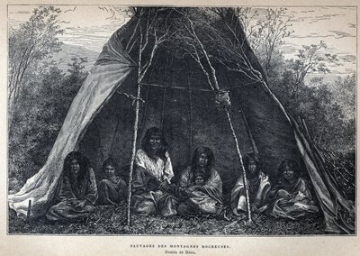 Kanadából fedezték fel: a Sziklás-hegységben élő amerikai indiánok. A 19. század végi metszete Eugene Guenin „La nouvelle France”-jában. alkotó: French School