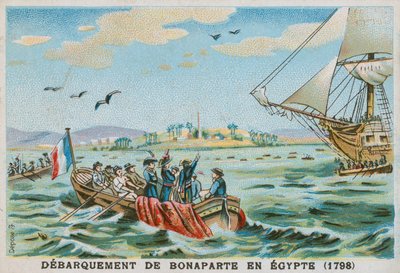 Napóleon partraszállása Egyiptomban, 1798 alkotó: French School